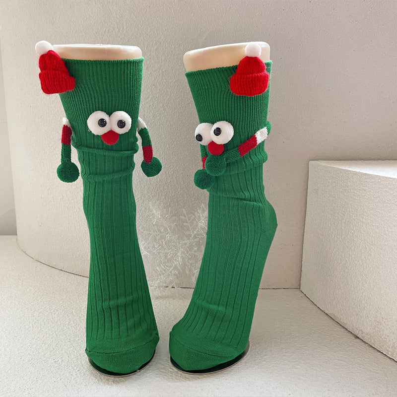 Playful Cartoon Christmas Socks – Add Holiday Cheer to Every Step!