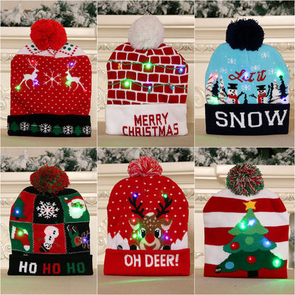 Festive LED Light-Up Christmas Beanie – Cozy, Bright, and Full of Holiday Spirit!