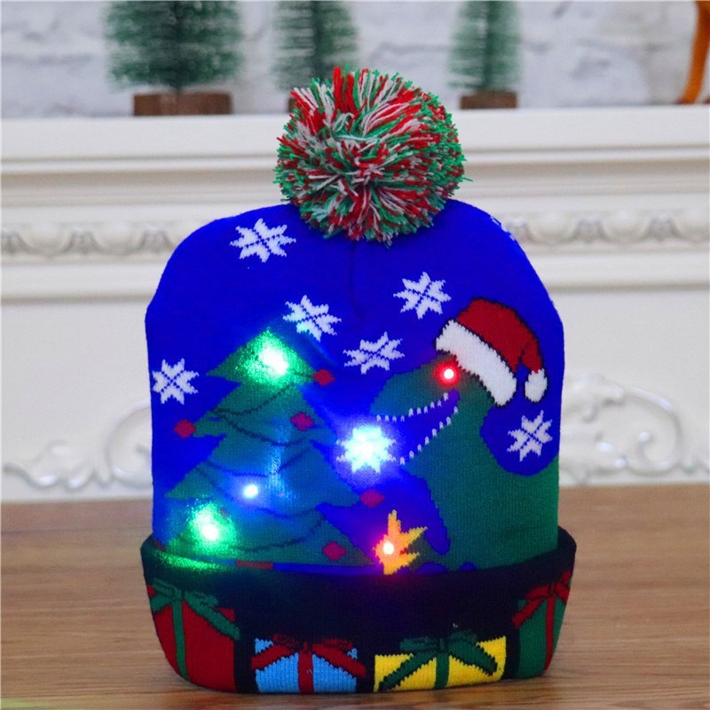 Festive LED Light-Up Christmas Beanie – Cozy, Bright, and Full of Holiday Spirit!