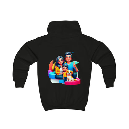 Kids Hoodie - Learning Today, Leading Tomorrow - Cute Family Design