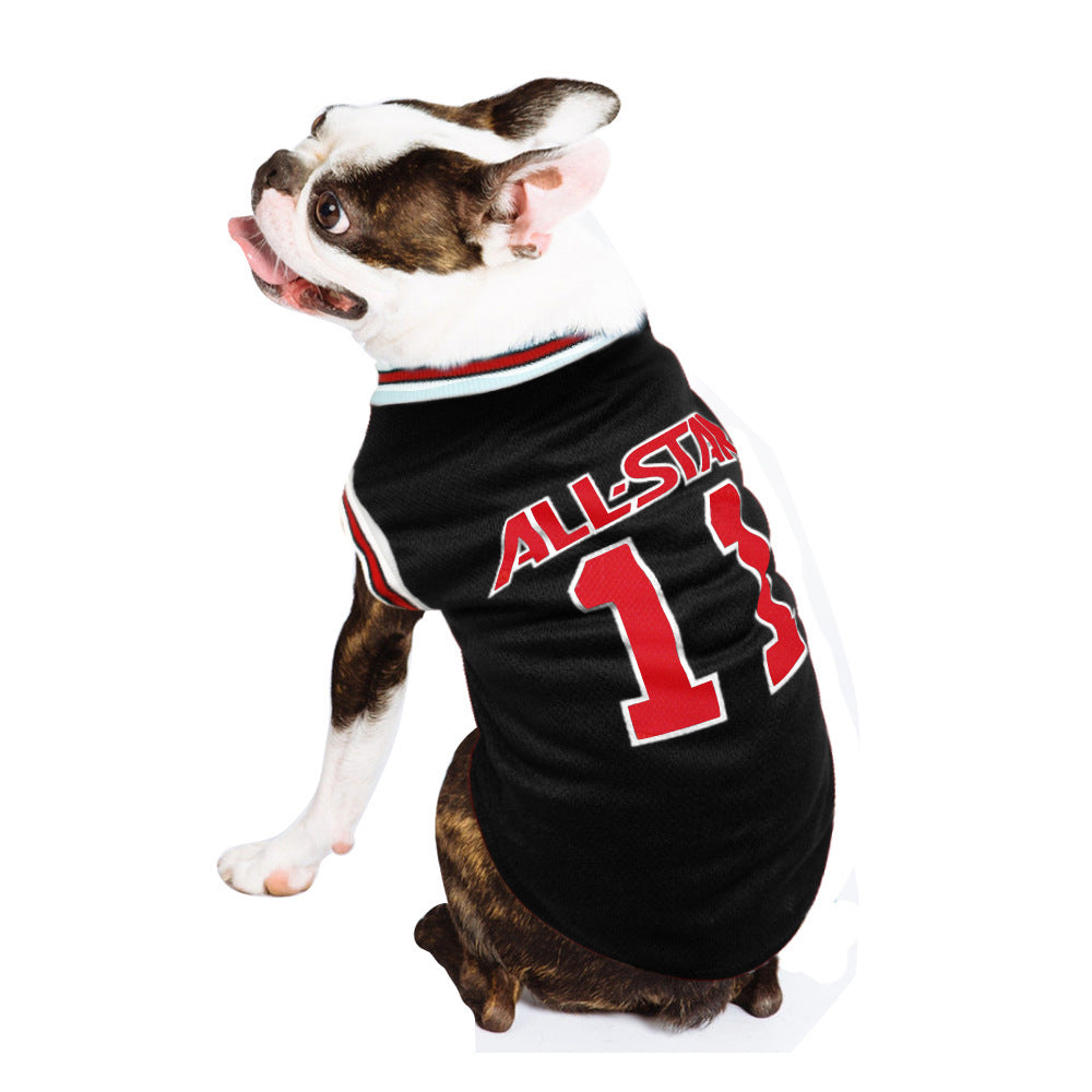 All-Star Pet Jersey – Sporty Dog Vest for World Cup and All-Star Fans!