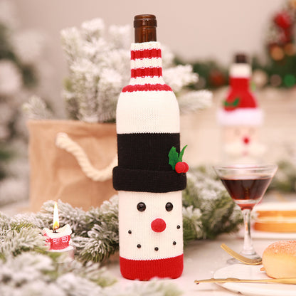 Festive Christmas Wine Bottle Covers – Adorable Holiday Bottle Bags for Perfect Gift Wrapping