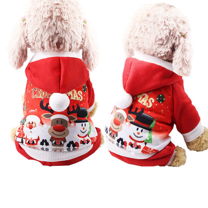 Festive Christmas Pet Outfit – Adorable Holiday Costume for Dogs and Cats!