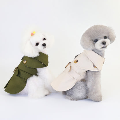 Classic Button-Up Dog Vest – Sophisticated Pet Jacket for a Stylish Look!