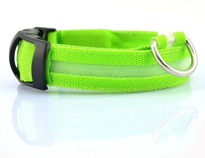 USB Rechargeable LED Pet Collar – Keep Your Pet Safe and Stylish at Night!