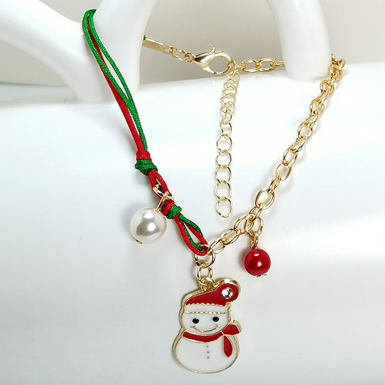 Christmas Charm Bracelet – Snowman, Santa, Tree & More Festive Charms