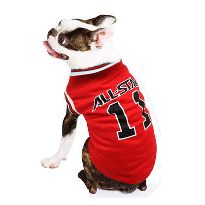 All-Star Pet Jersey – Sporty Dog Vest for World Cup and All-Star Fans!