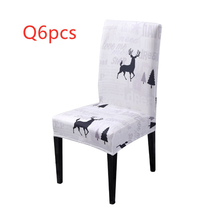 Festive Christmas Chair Covers – Universal Stretch Fit for Dining Chairs