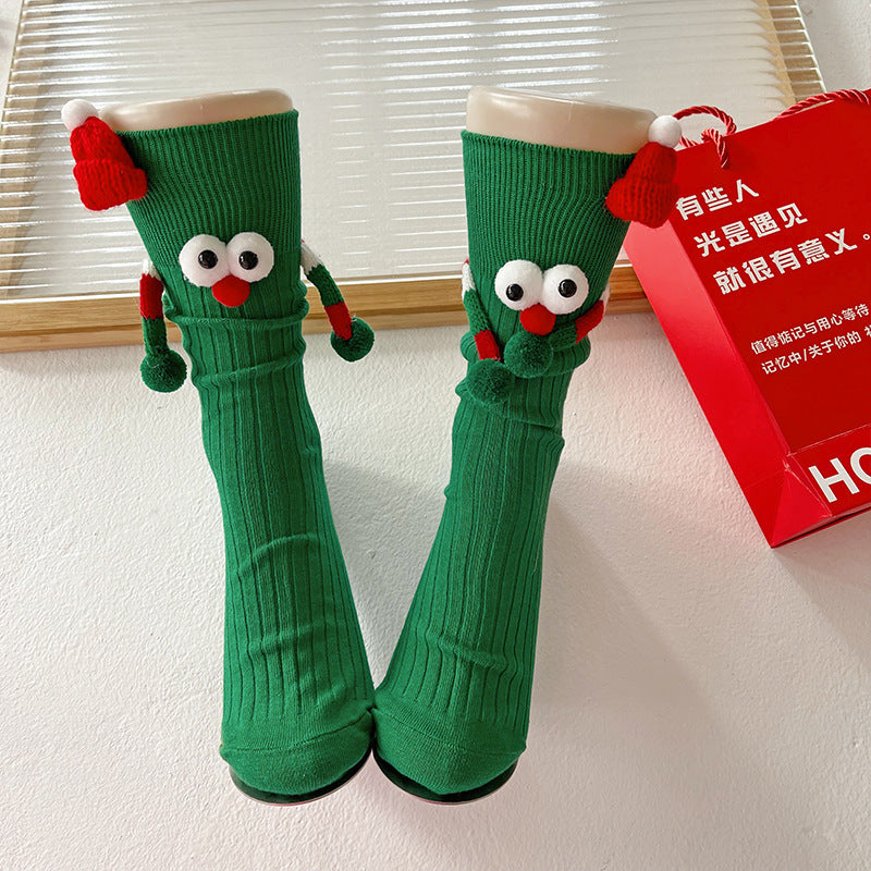 Playful Cartoon Christmas Socks – Add Holiday Cheer to Every Step!