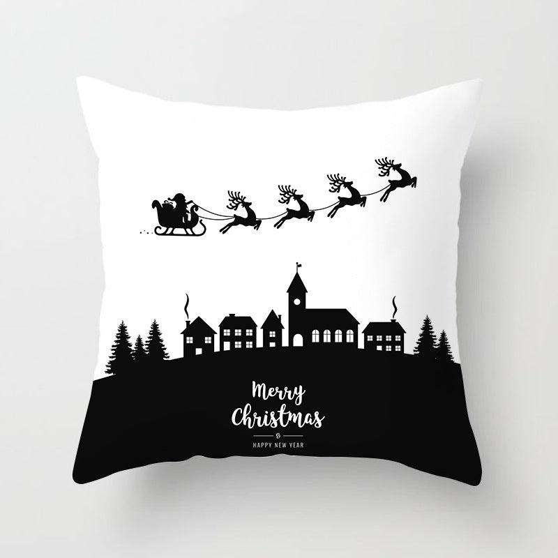 Festive Christmas Pillow Covers - Holiday Decorative Cushion Covers for Cozy Home Decor