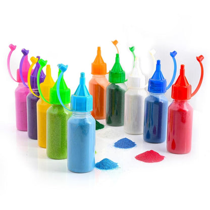 Rangoli Colours Powder Bottles for Floor Decorations