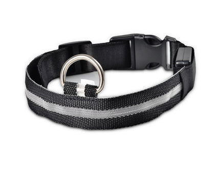 USB Rechargeable LED Pet Collar – Keep Your Pet Safe and Stylish at Night!