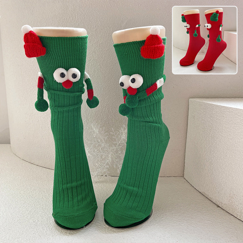 Playful Cartoon Christmas Socks – Add Holiday Cheer to Every Step!