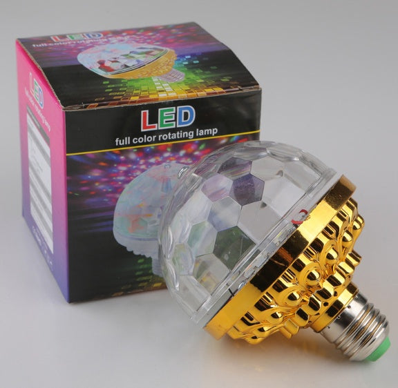 Vibrant LED Rotating Magic Ball – Colorful Atmosphere Lighting for Parties & Events