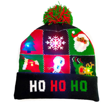 Festive LED Light-Up Christmas Beanie – Cozy, Bright, and Full of Holiday Spirit!