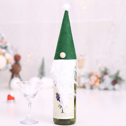 Festive Christmas Wine Bottle Covers – Adorable Holiday Bottle Bags for Perfect Gift Wrapping