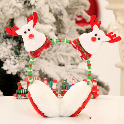 Cozy Santa Headband Earmuffs – Adorable Christmas Accessory for Adults and Kids