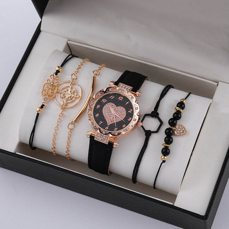 High-End Minimalist Quartz Watch Set – Effortless Elegance for Every Occasion