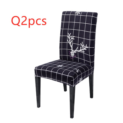 Festive Christmas Chair Covers – Universal Stretch Fit for Dining Chairs