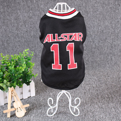 All-Star Pet Jersey – Sporty Dog Vest for World Cup and All-Star Fans!