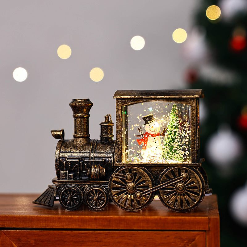 Festive Christmas Train Night Lamp - Add Magic to Your Holidays!