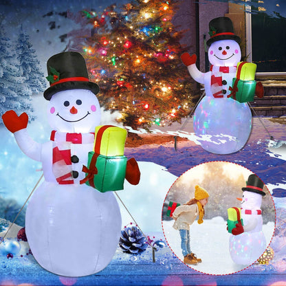 Festive LED Inflatable Christmas Decorations – Santa, Snowman, and Tree for a Magical Outdoor Display