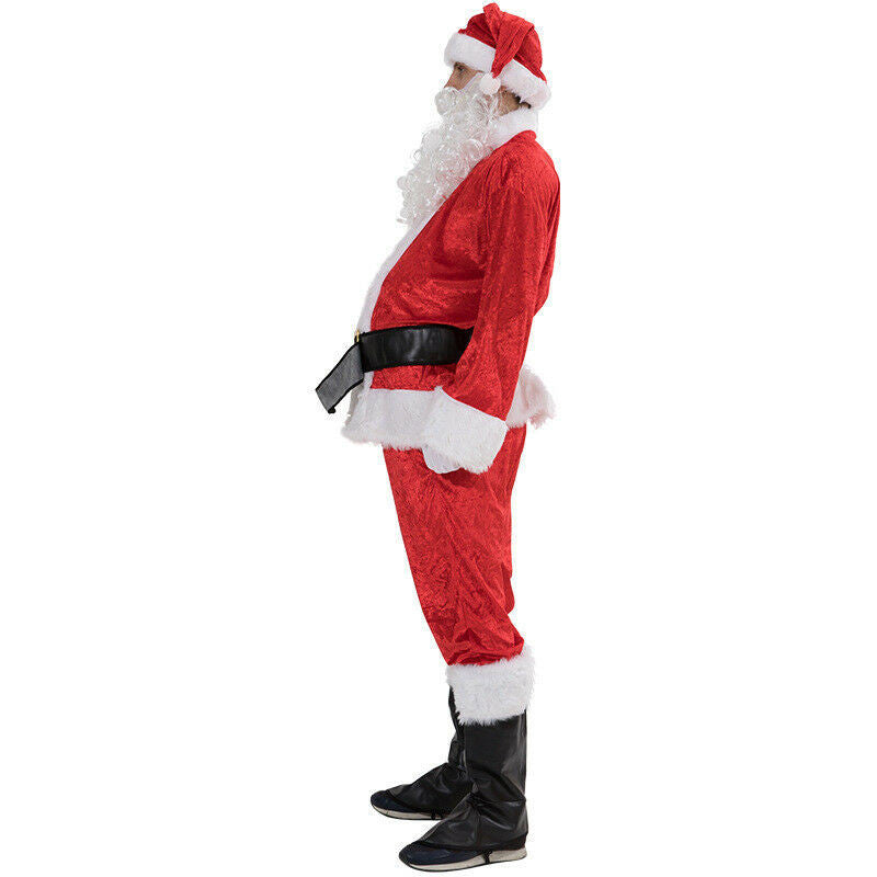 Deluxe Santa Claus Costume – Bring the Magic of Christmas to Life!