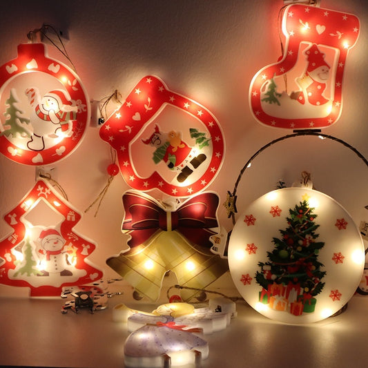 LED Christmas Tree Decorative Lamp - Festive Atmosphere Hanging Light