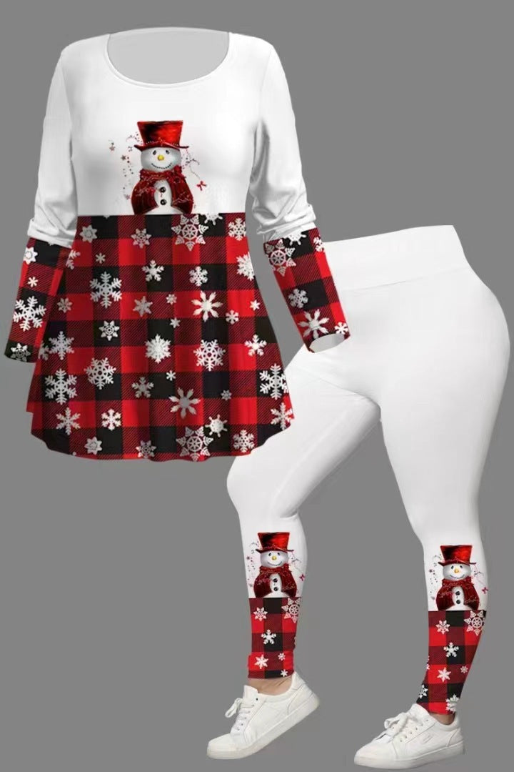 3D Christmas Print Matching Set – Festive Holiday Outfit for Men & Women