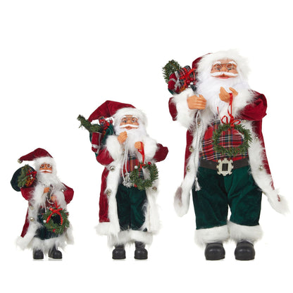 Classic Santa Claus Figurine - Festive Holiday Home Décor