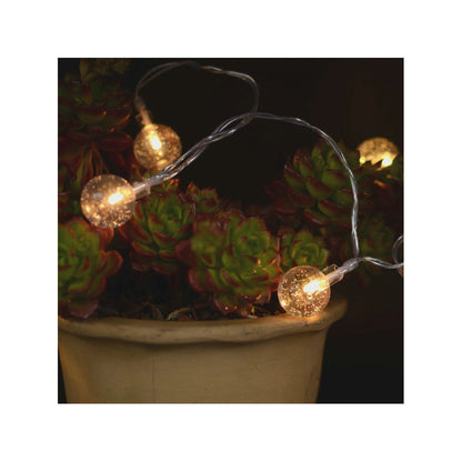 Stunning LED Crystal Globe String Lights – Perfect for Parties & Home Decor