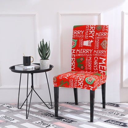 Festive Christmas Chair Covers – Universal Stretch Fit for Dining Chairs