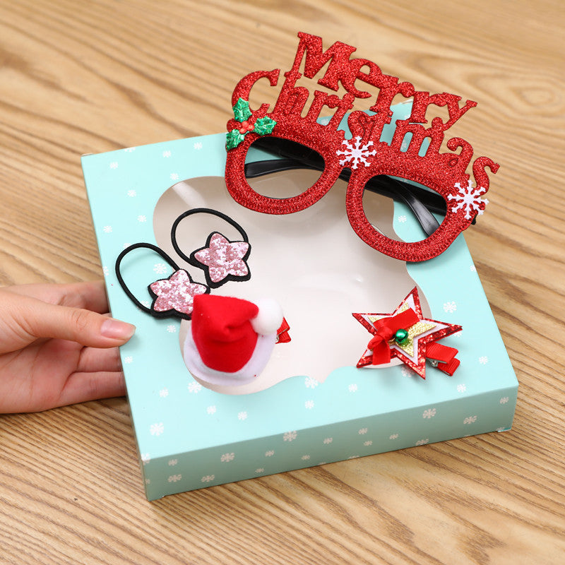 Holiday Cheer Hairpin & Glasses Set – Festive Accessories for Christmas Fun