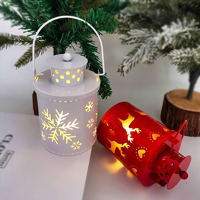 LED Christmas Lantern Set – Nordic Style Decorative Holiday Lights