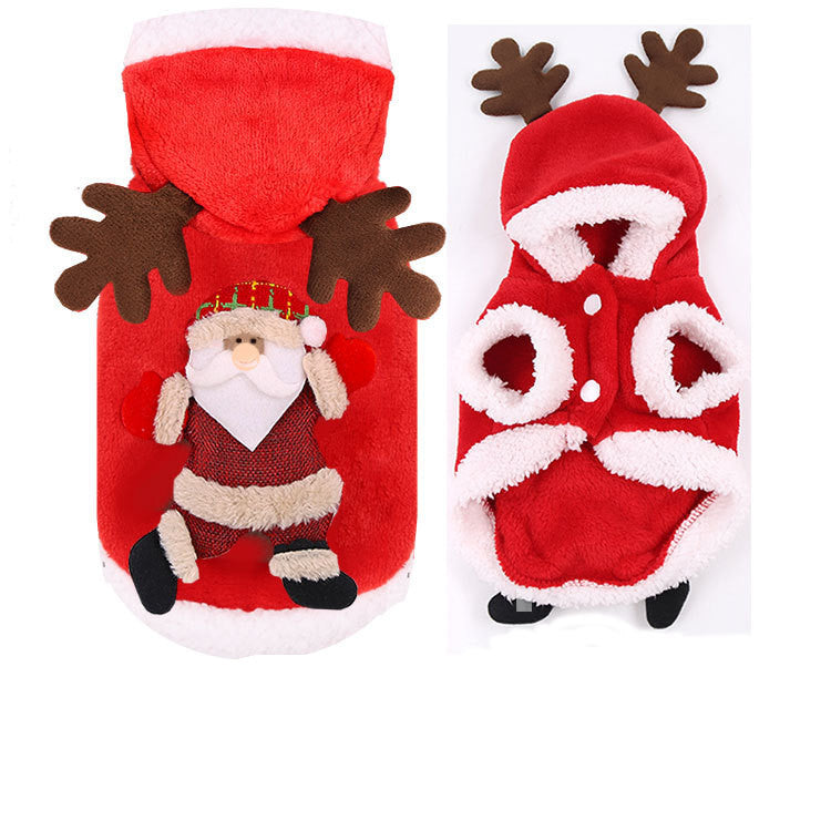 Festive Christmas Pet Outfit – Adorable Holiday Costume for Dogs and Cats!