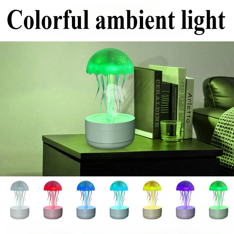 Jellyfish Humidifier & Essential Oil Diffuser – Colorful Night Light & Heavy Fog for Home or Office