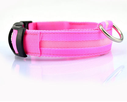 USB Rechargeable LED Pet Collar – Keep Your Pet Safe and Stylish at Night!