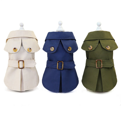 Classic Button-Up Dog Vest – Sophisticated Pet Jacket for a Stylish Look!