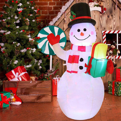 Festive LED Inflatable Christmas Decorations – Santa, Snowman, and Tree for a Magical Outdoor Display