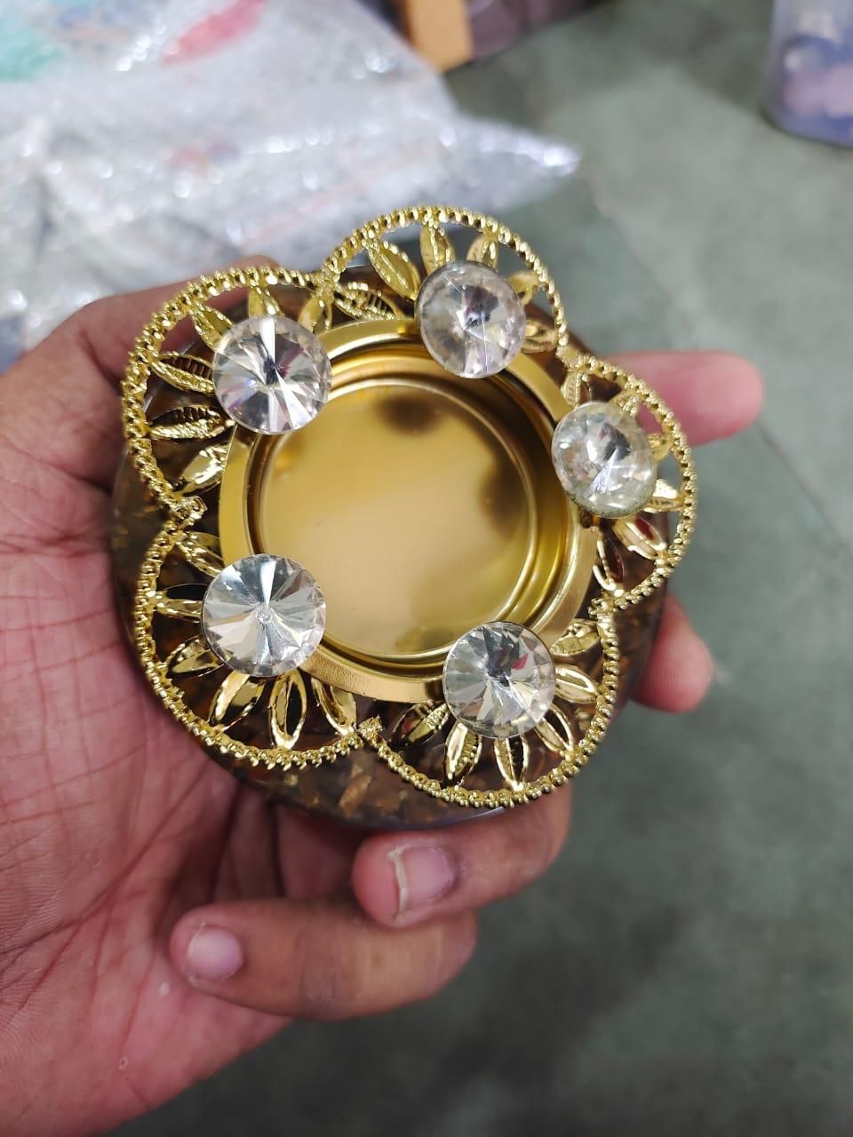 Stylish Stone Diya – Elegant Decorative Diya for Festive & Home Décor