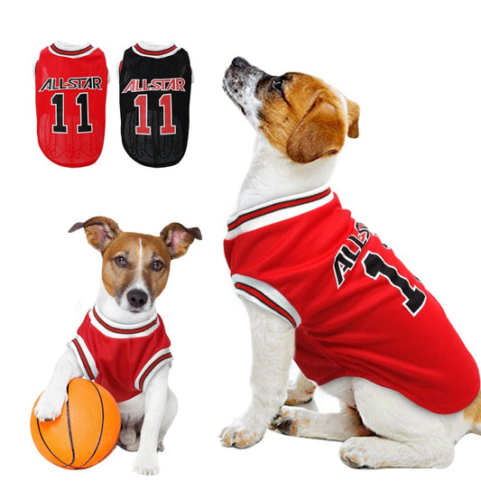 All-Star Pet Jersey – Sporty Dog Vest for World Cup and All-Star Fans!