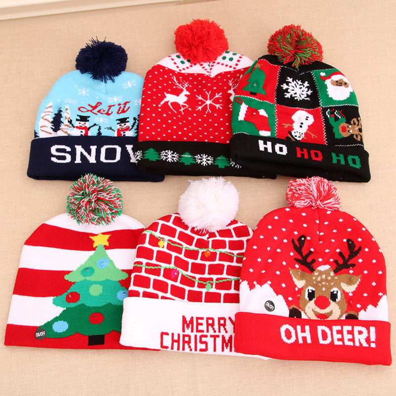 Festive LED Light-Up Christmas Beanie – Cozy, Bright, and Full of Holiday Spirit!