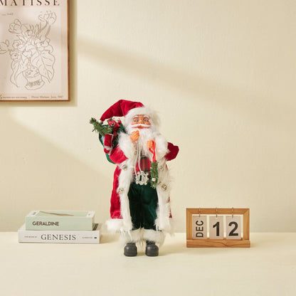 Classic Santa Claus Figurine - Festive Holiday Home Décor