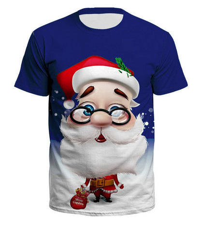 Santa Printed T-Shirt: Festive Joy in Every Stitch!