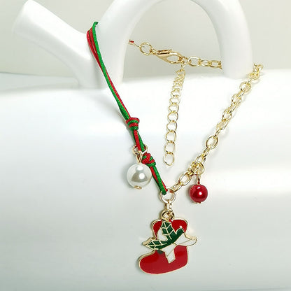 Christmas Charm Bracelet – Snowman, Santa, Tree & More Festive Charms