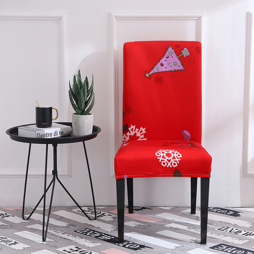 Festive Christmas Chair Covers – Universal Stretch Fit for Dining Chairs