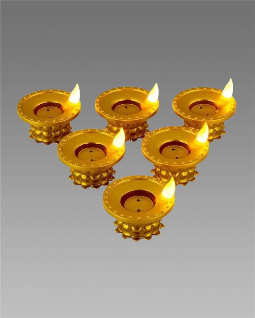 Water Pouring Diya LED Light – Mesmerizing Festive Décor