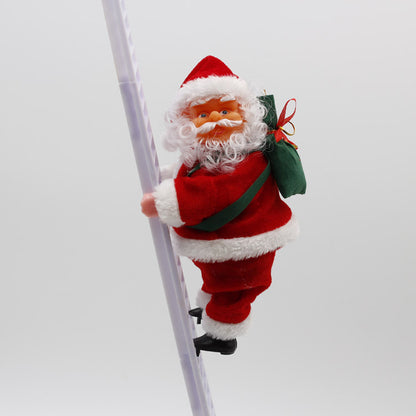 Magical Electric Santa Claus Climbing Ladder – Bring Holiday Cheer to Your Home!