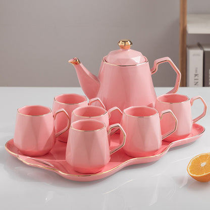 Luxury - Elegant Ceramic Tea & Coffee Set – Perfect for Weddings, Living Room Décor & Festive Gatherings