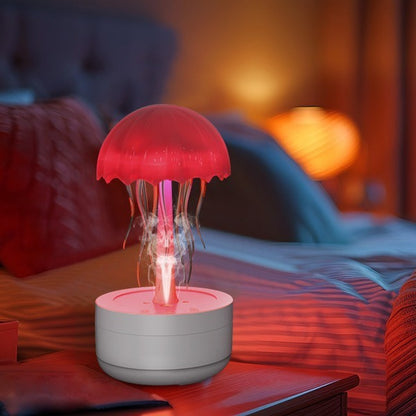 Jellyfish Humidifier & Essential Oil Diffuser – Colorful Night Light & Heavy Fog for Home or Office